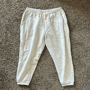Madewell Women’s cream speckled XL sweatpants